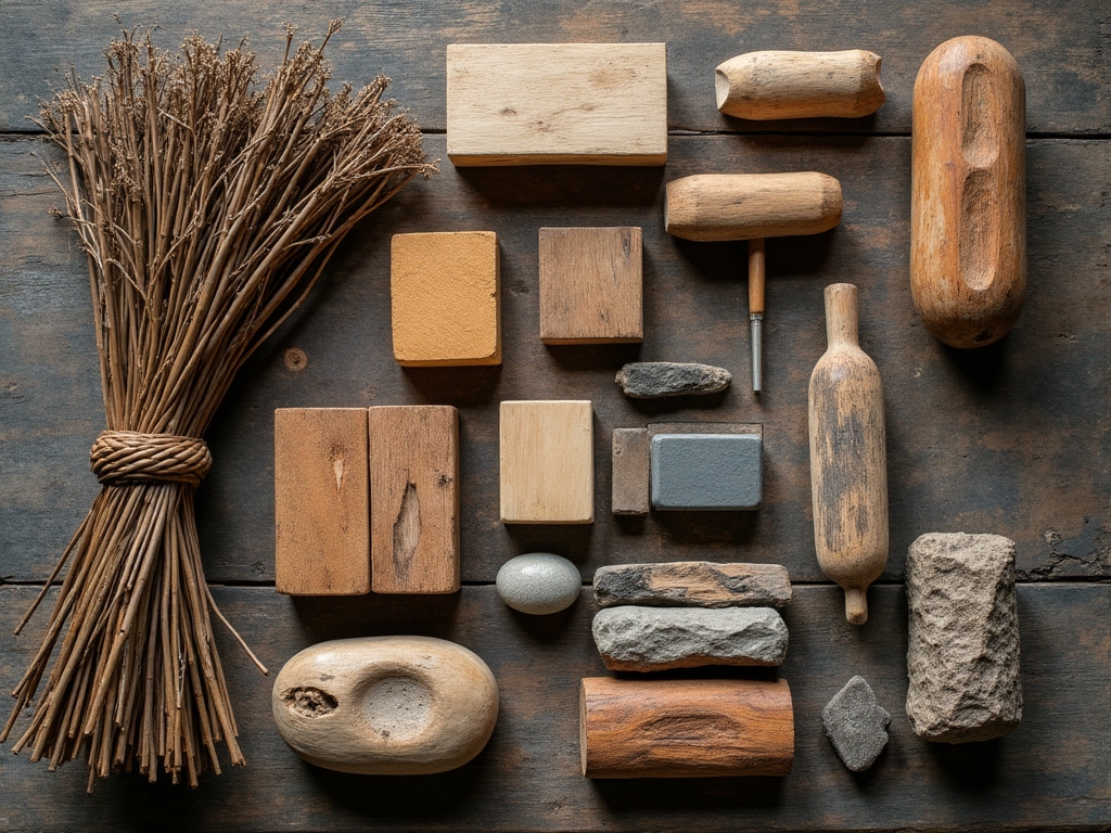 Matériaux traditionnels pour la vannerie et la saboterie